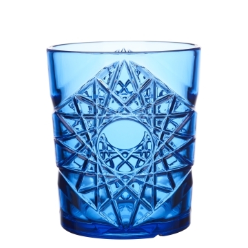 Blue Plastic Glass