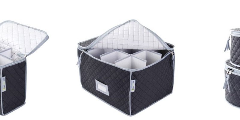 Quilted Wine Glass Case