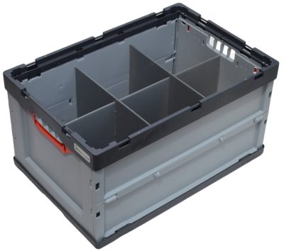 Folding Glass Storage Crate