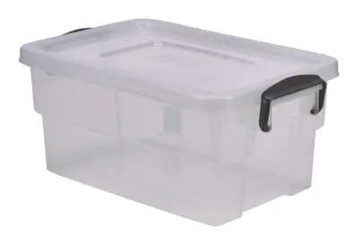 Storage Box 13L W/ Clip Handles