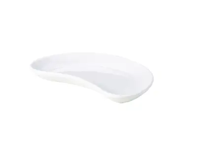 Genware Porcelain Crescent Salad Dish 20cm/ 7.75"
