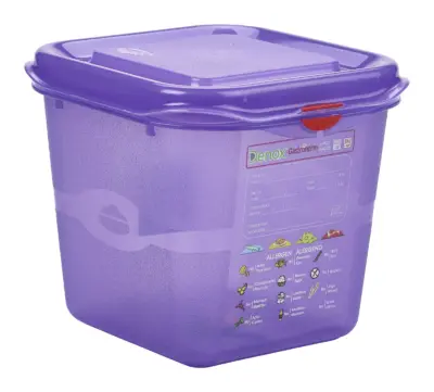 Allergen GN Storage Container 1/6 150mm Deep 2.6L