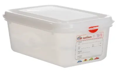 GN Storage Container 1/4 100mm Deep 2.8L