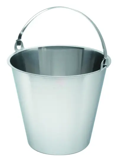 Swedish S/St. Bucket 12 Litre Graduated
