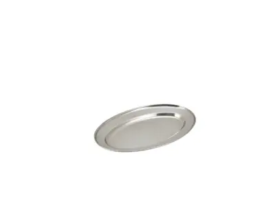 GenWare Stainless Steel Oval Flat 35cm/ 14"