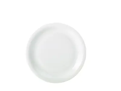 Genware Porcelain Narrow Rim Plate 16cm/ 6.25"