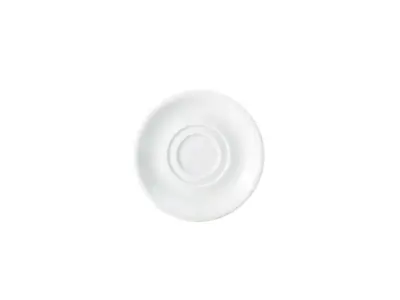 Genware Porcelain Double Well Saucer 15cm/ 6"