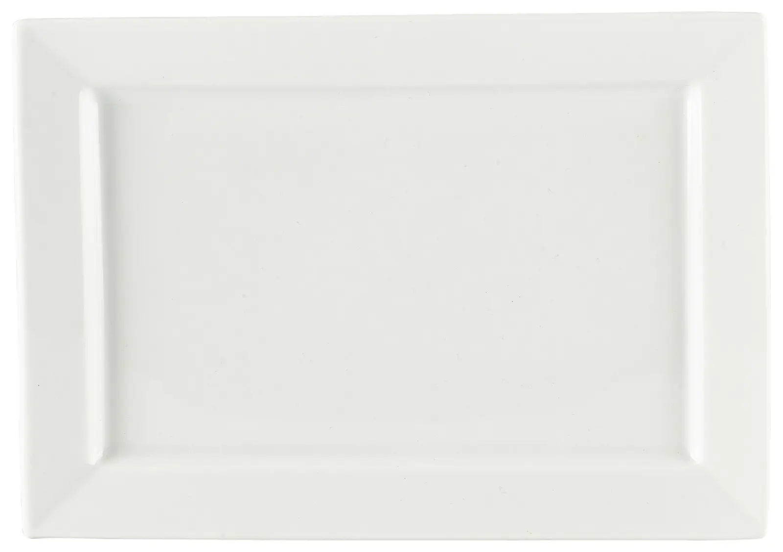 Genware Porcelain Rectangular Plate 24 x 17cm/ 9.5 x 6.75"