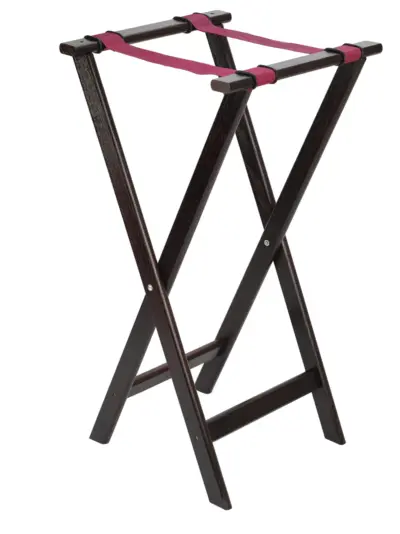 Mahogany Tray Stand 33"/ 840mm High 16.5"/ 420mm Wide