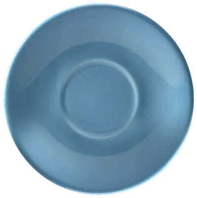 Genware Porcelain Blue Saucer 12cm/ 4.75"