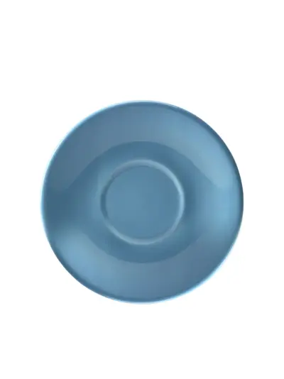 Genware Porcelain Blue Saucer 16cm/ 6.25"