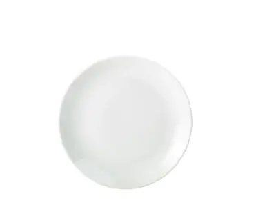 Genware Porcelain Coupe Plate 22cm/ 8.5"