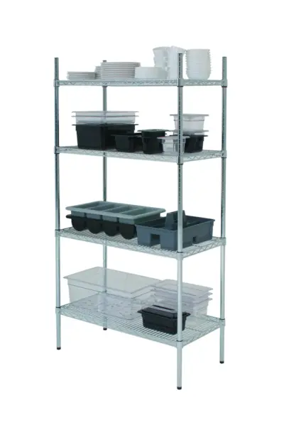 GenWare 4 Tier Wire Racking 152 x 45 x 183cm