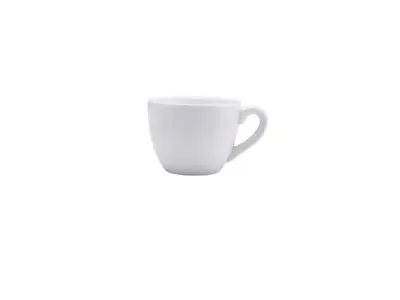 Genware Porcelain Bowl Shaped Cup 9cl/ 3oz