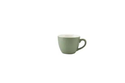 GenWare Porcelain Matt Sage Bowl Shaped Cup 9cl/ 3oz