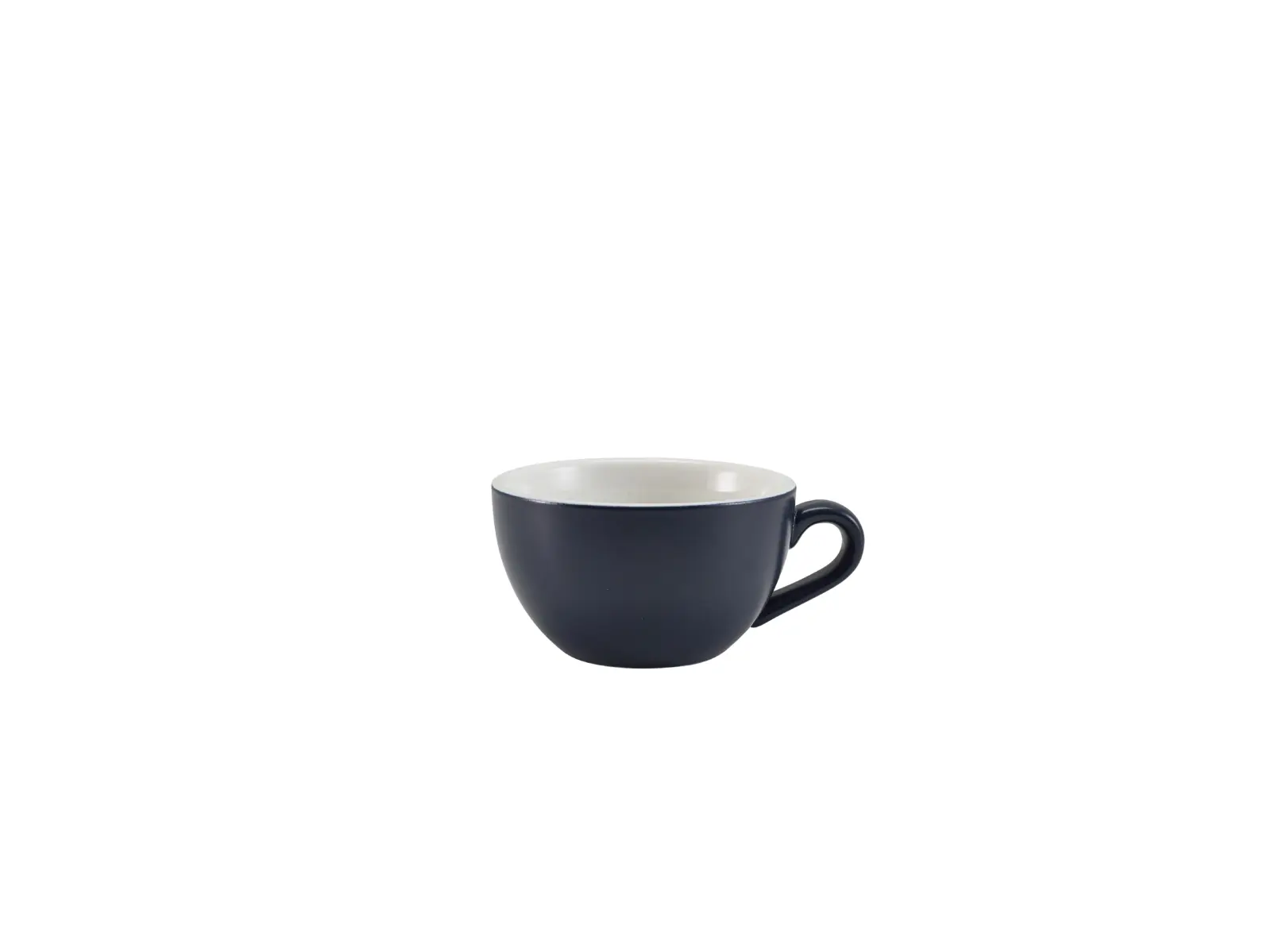 GenWare Porcelain Matt Blue Bowl Shaped Cup 17.5cl/ 6oz