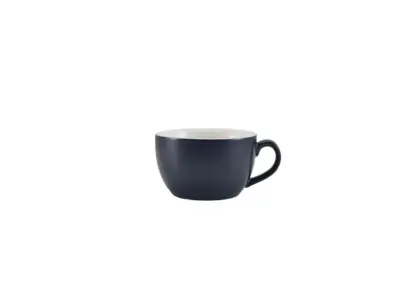 GenWare Porcelain Matt Blue Bowl Shaped Cup 25cl/ 8.75oz