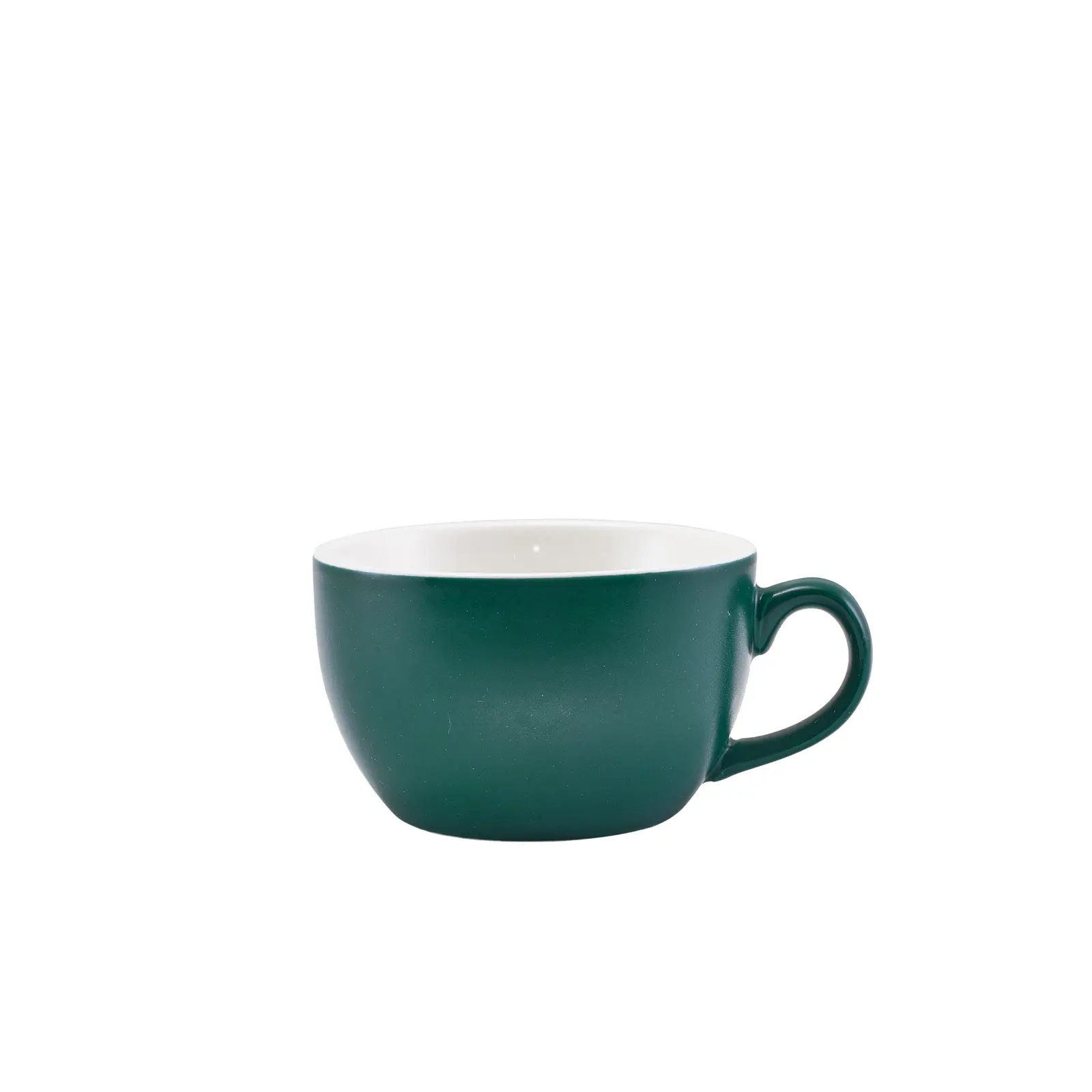 GenWare Porcelain Matt Teal Bowl Shaped Cup 25cl/ 8.75oz