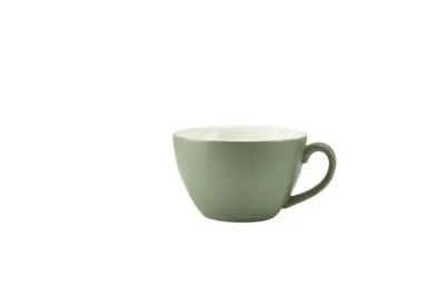 GenWare Porcelain Matt Sage Bowl Shaped Cup 34cl/ 12oz