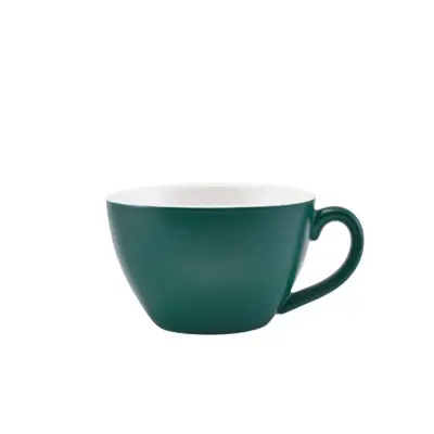 GenWare Porcelain Matt Teal Bowl Shaped Cup 34cl/ 12oz
