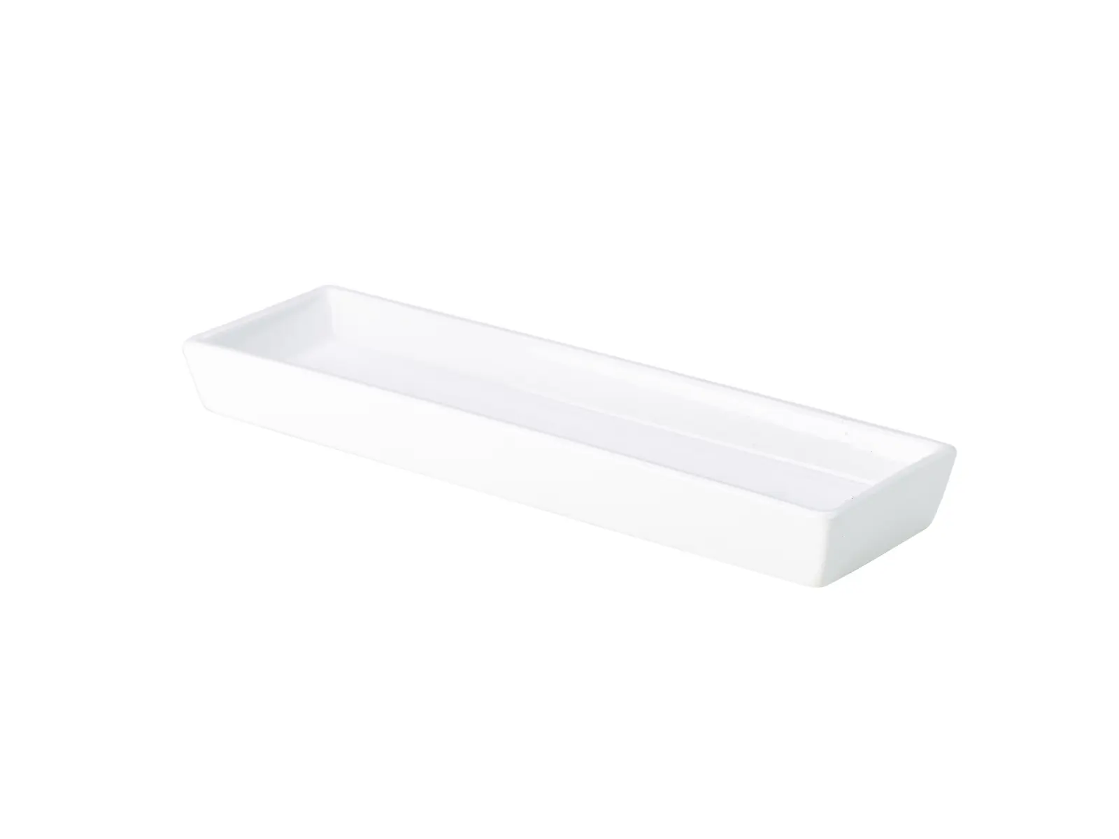 Genware Porcelain Rectangular Dish Holder 28 x 8cm/ 11 x 3.25"
