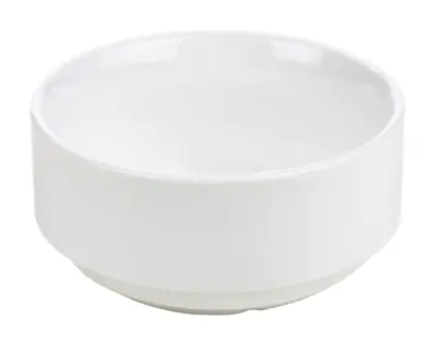 Genware Porcelain Unhandled Soup Bowl 25cl/ 8.75oz
