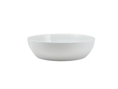 GenWare Porcelain Flat Curved Bowl 20.5cm/ 8"
