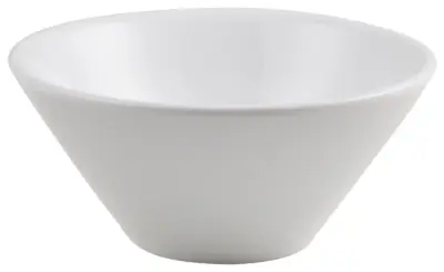 Genware Porcelain Low Conical Bowl 13.5cm/ 5.25"