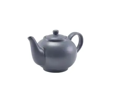 GenWare Porcelain Matt Grey Teapot 45cl/ 15.75oz