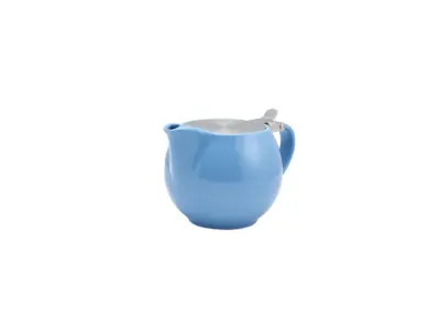 GenWare Porcelain Blue Teapot with St/ St Lid & Infuser 50cl/ 17.6oz