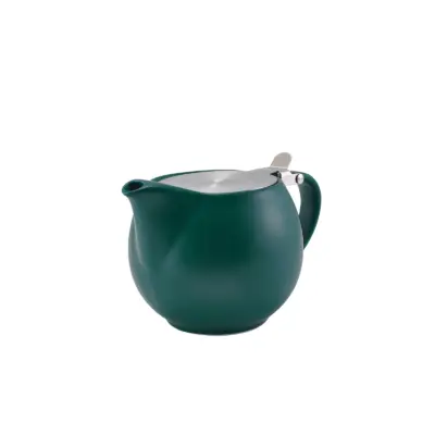 GenWare Porcelain Matt Teal Teapot with St/ St Lid & Infuser 50cl/ 17.6oz