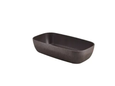 GenWare Melamine Black Aria Deep Dish GN 1/3