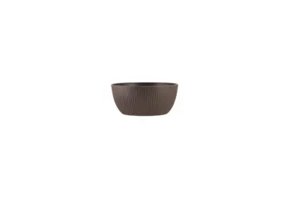GenWare Melamine Black Aria Buffet Bowl 17 x 7.5cm