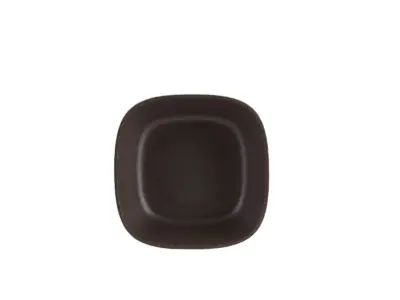 GenWare Melamine Black Aria Square Buffet Bowl 25cm