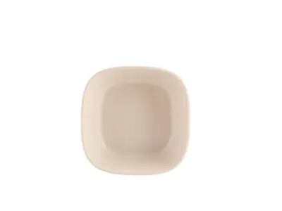 GenWare Melamine White Aria Square Buffet Bowl 25cm