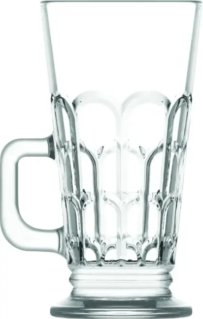 Fully Tempered Archie Latte Glass 27.5cl/ 9.5oz