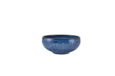 Terra Porcelain Aqua Blue Belly Bowl 14.5cm