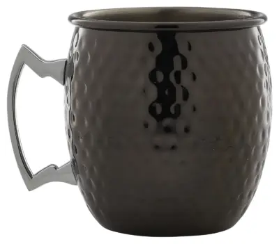 Barrel Gun Metal Mug 55cl/ 19.25oz Hammered