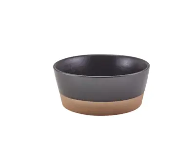 GenWare Kava Black Stoneware Bowl 15.5cm