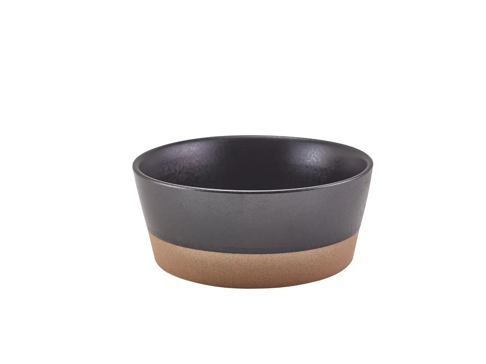 GenWare Kava Black Stoneware Bowl 15.5cm