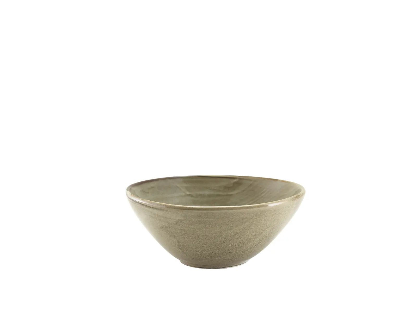 Terra Porcelain Grey Organic Bowl 16.5cm