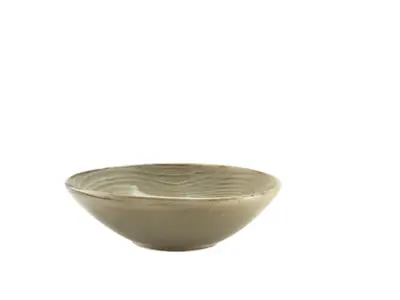 Terra Porcelain Grey Organic Bowl 22cm