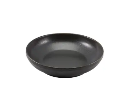 Terra Porcelain Black Coupe Bowl 27.5cm