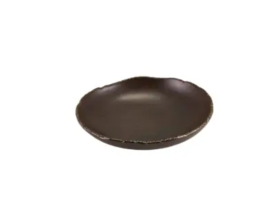 Roko Porcelain Cinder Black Coupe Bowl 20cm