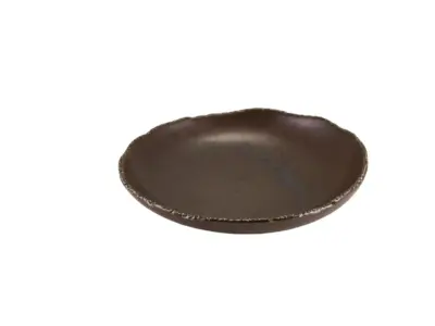 Roko Porcelain Cinder Black Coupe Bowl 25cm