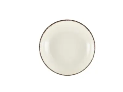 Sereno Stoneware Grey Coupe Bowl 23cm