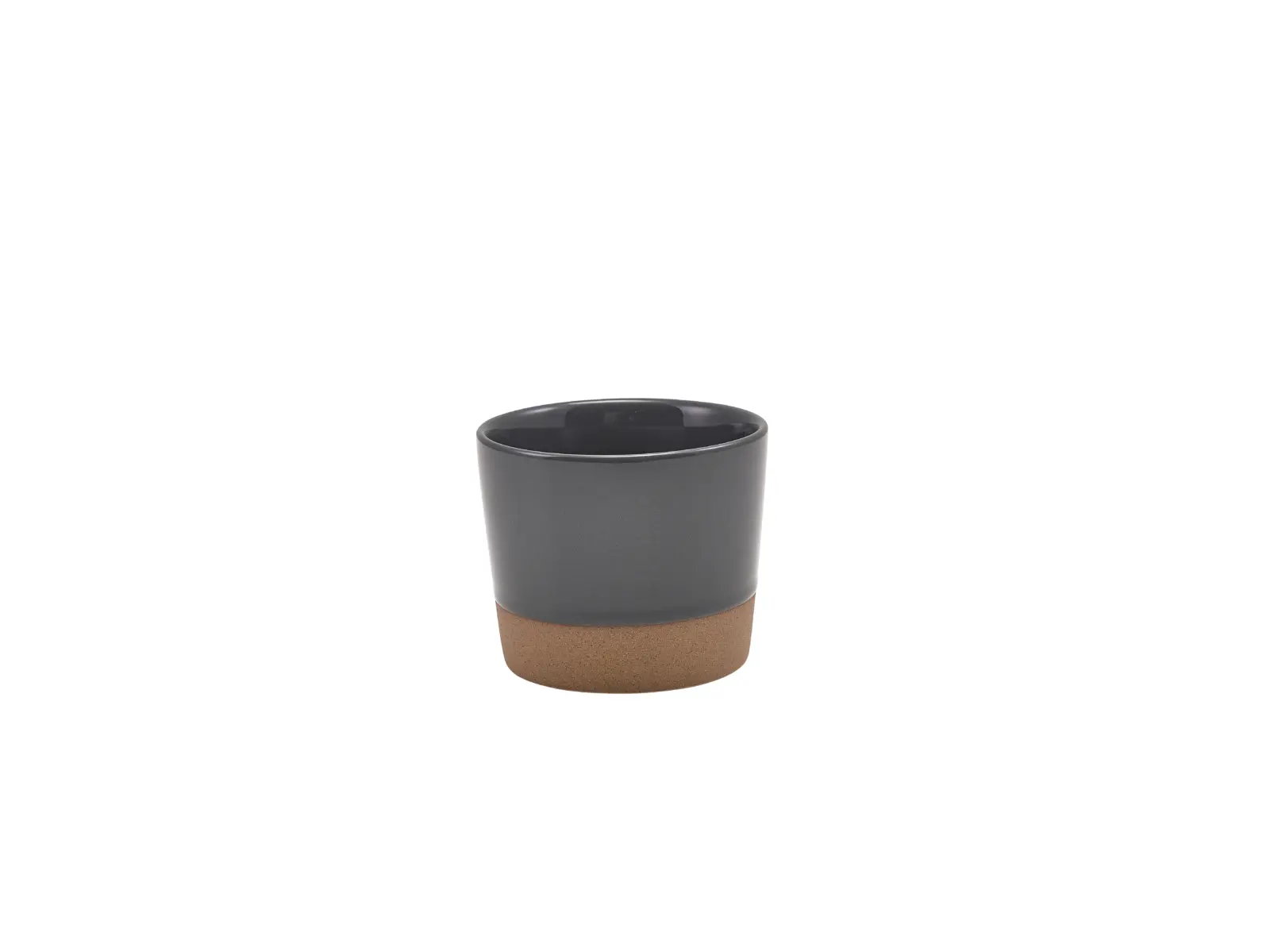 GenWare Kava Dark Grey Stoneware Chip Cup 9 x 7.4cm