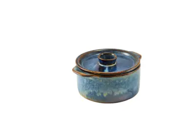 Terra Porcelain Aqua Blue Mini Casserole Dish 14cm