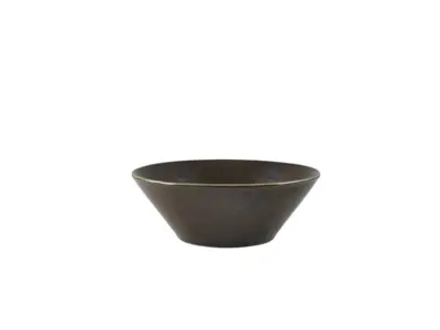 Terra Porcelain Black Conical Bowl 16cm