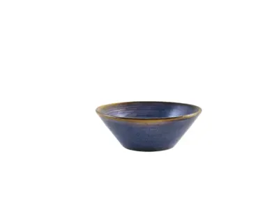 Terra Porcelain Aqua Blue Conical Bowl 14cm